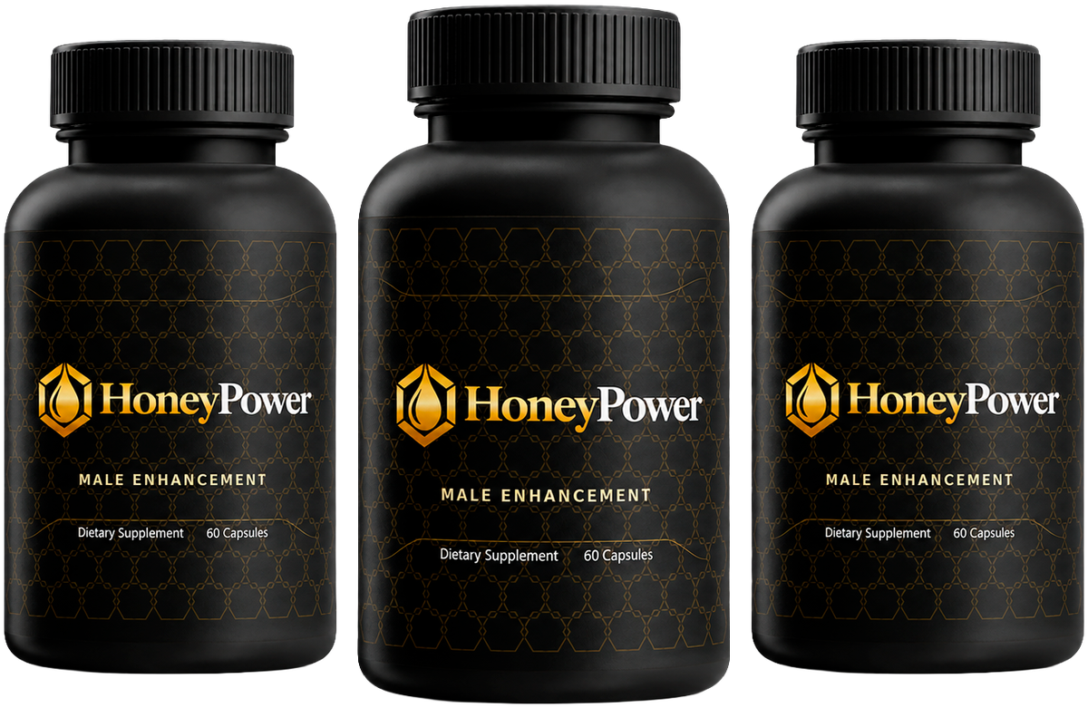 3 Bottles of HoneyPower male vitality capsules